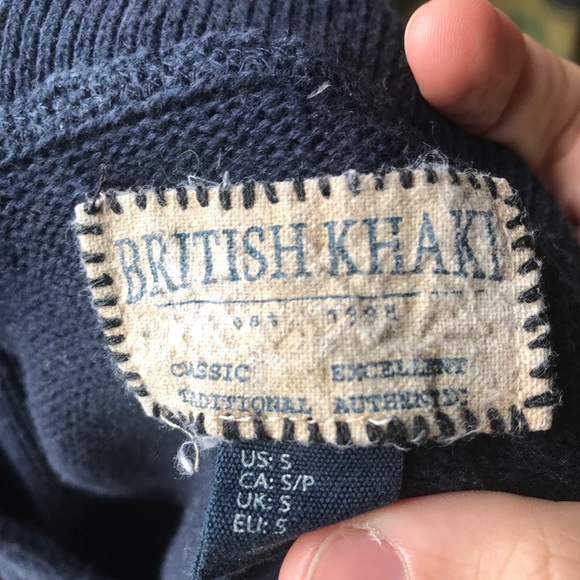 British Khaki Cowl neck sweater - Picture 2 of 5